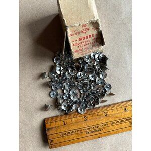 Vintage Moore Solidhead steel thumbtacks Pushpins